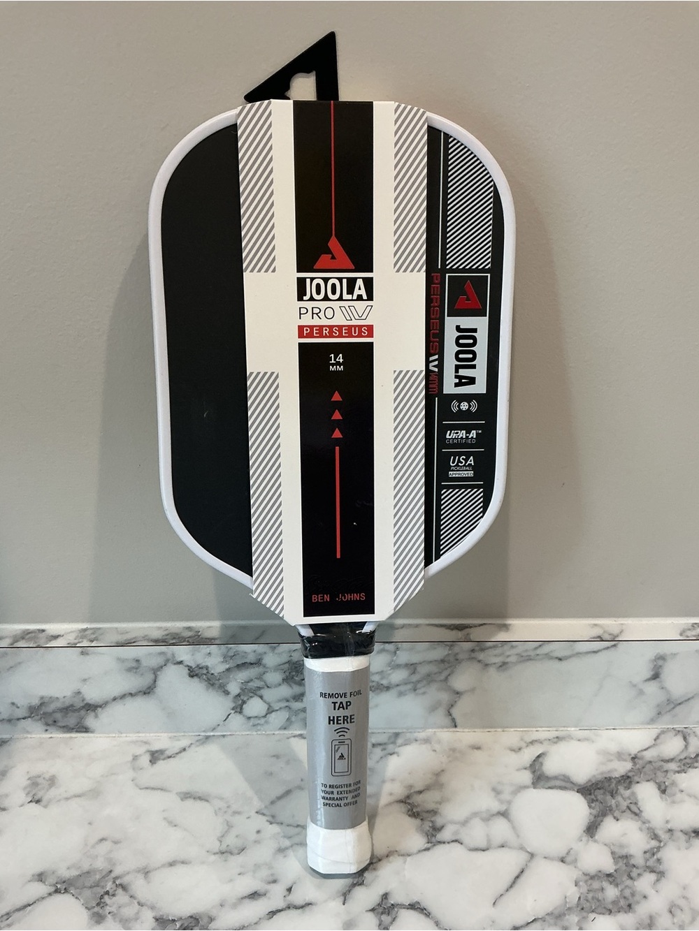 JOOLA Pro IV Perseus Pickleball Paddle - Black & White
